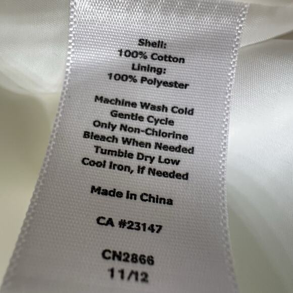 Women’s Talbots Petites Fully Lined Back Zip Skirt Size 2 Petite Floral - Picture 6 of 6